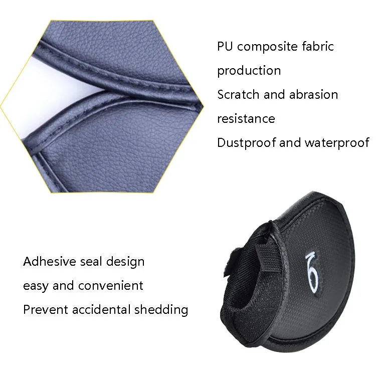 12 in 1 Golf Rod Hat Cover(Black Litchi Texture)