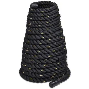 1.5"x100' Poly Undulation Battling Workout Rope Black