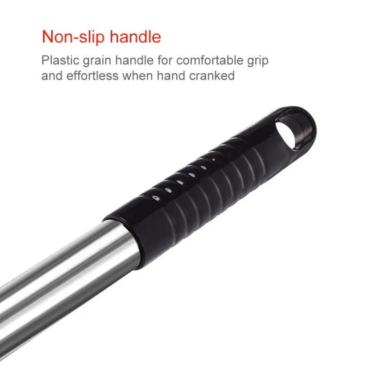 2M 2 Knots Multi-function Telescopic Stainless Steel Teaching Stick Guide Flagpole Signal Flag