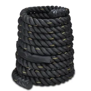 2"x40' Poly Undulation Battling Workout Rope Black