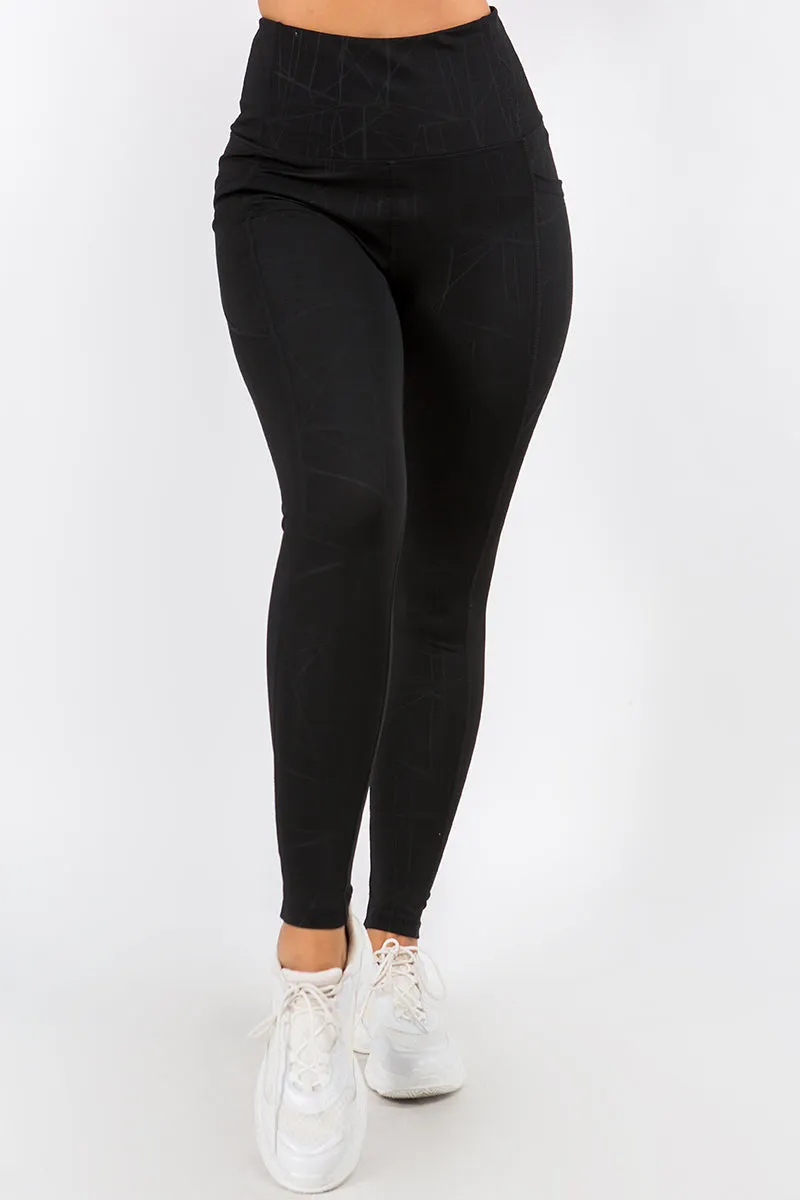 Abstract Design Legging