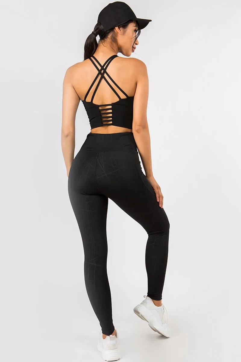 Abstract Design Legging