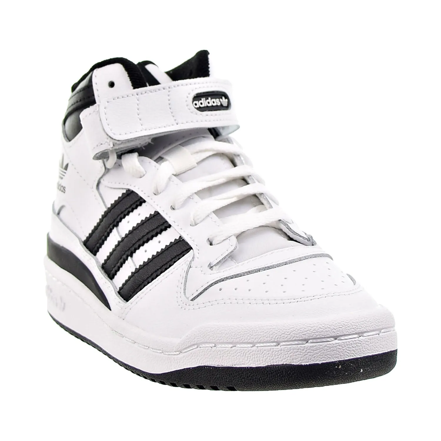 Adidas Forum Mid Big Kids' Shoes Cloud White-Core Black
