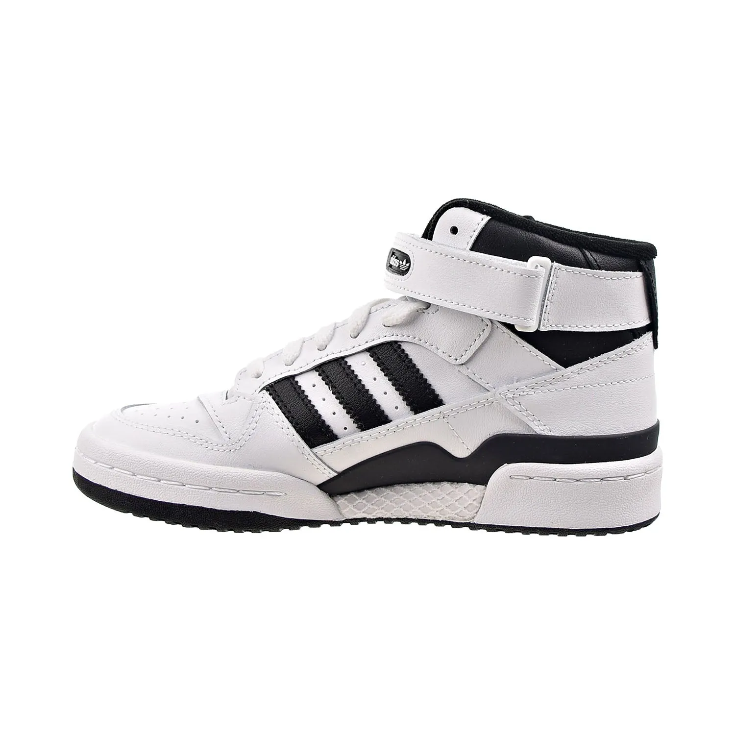 Adidas Forum Mid Big Kids' Shoes Cloud White-Core Black