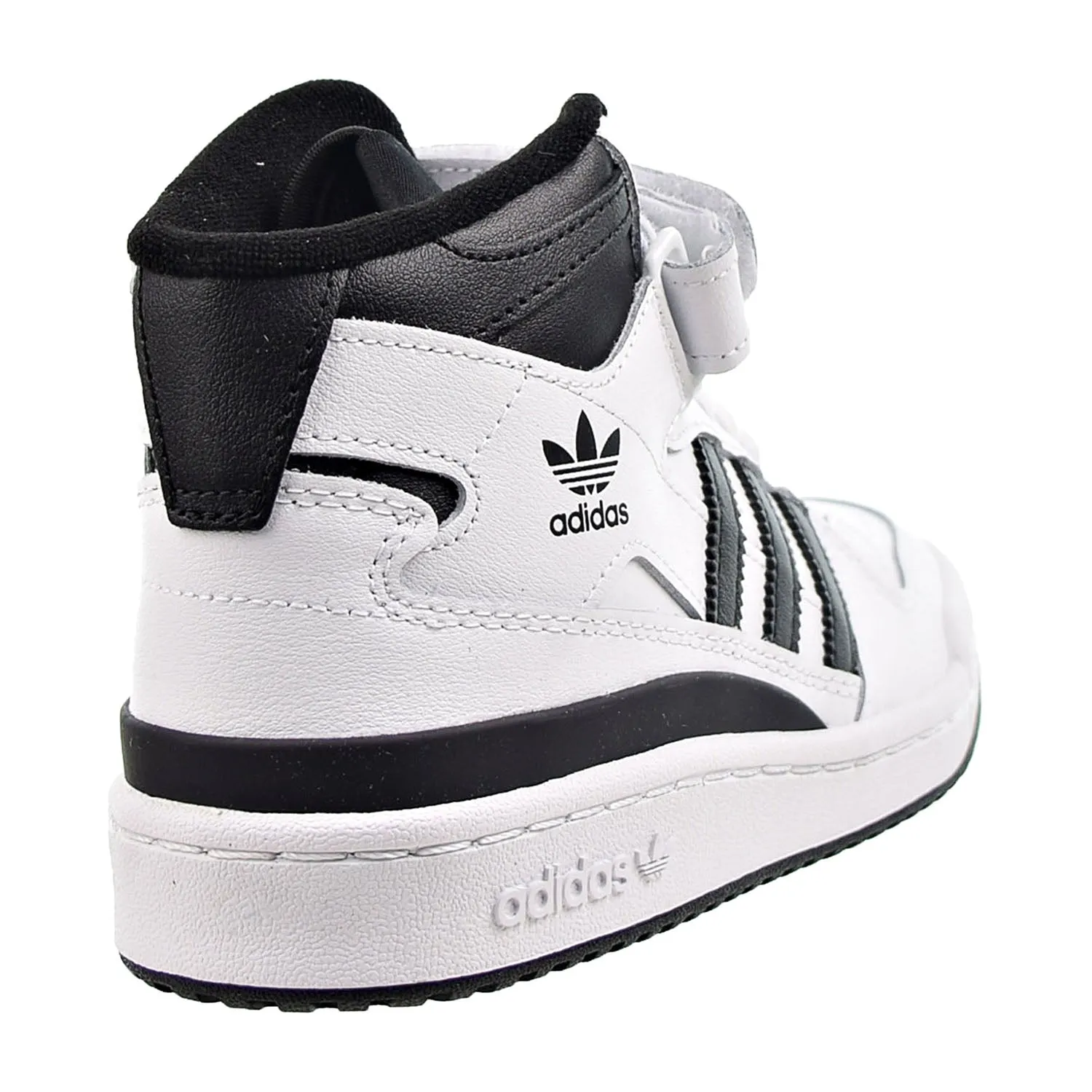 Adidas Forum Mid Big Kids' Shoes Cloud White-Core Black