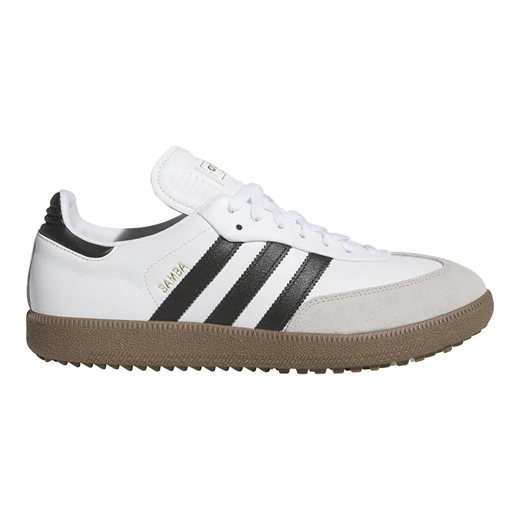 adidas Samba Golf Shoes - White/Black/Gum