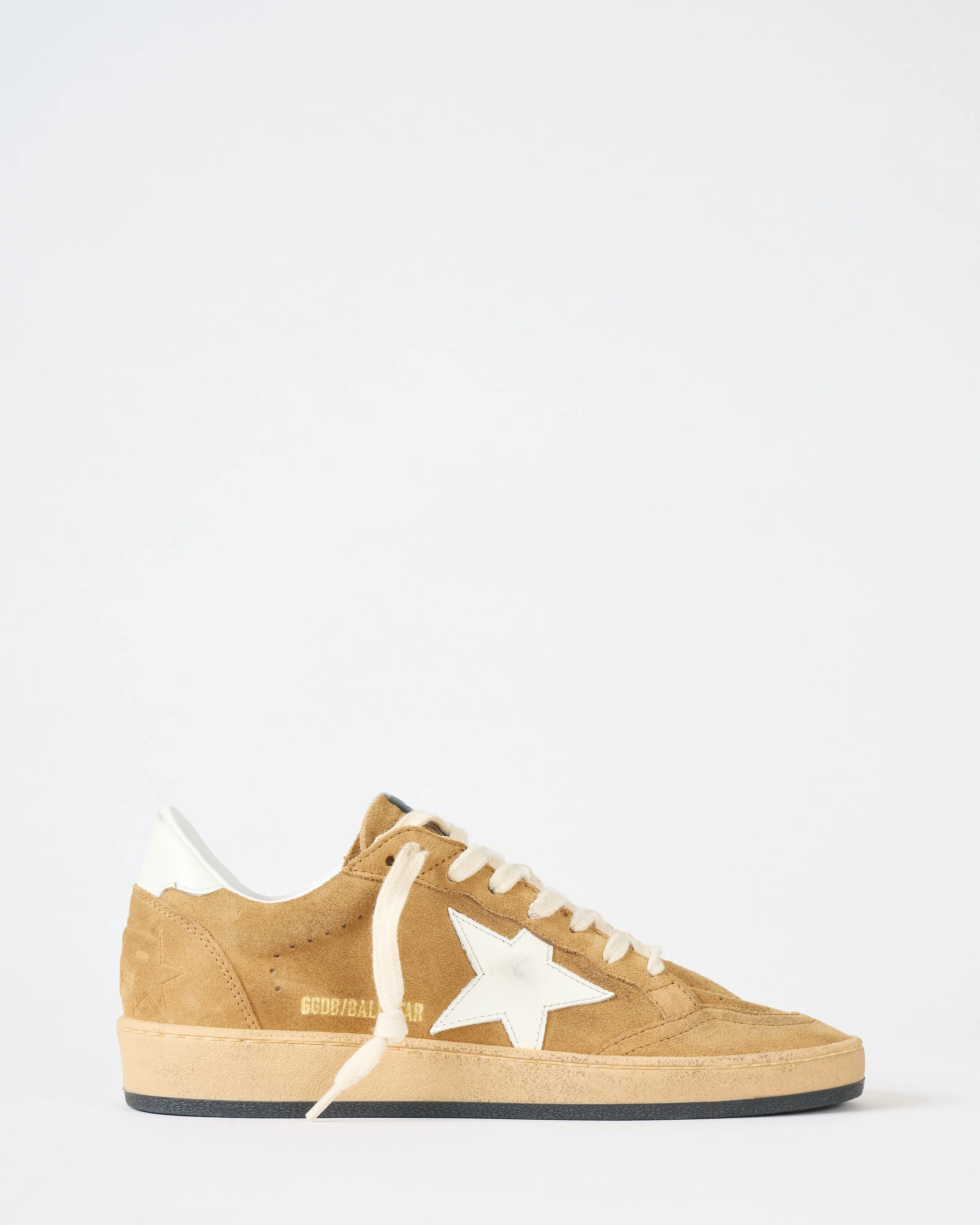 ball star suede upper leather star heel