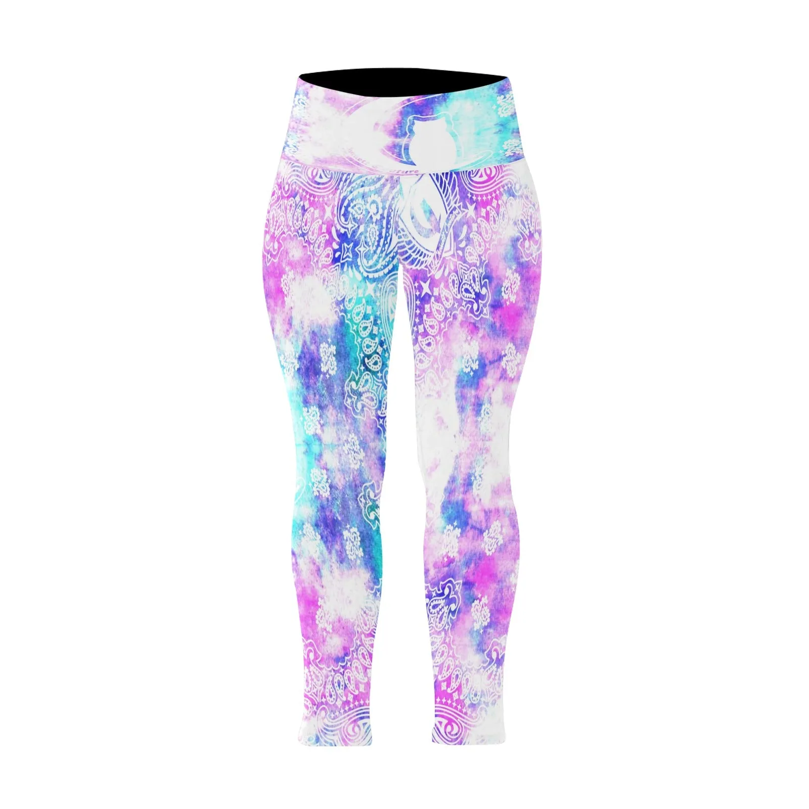 BANDANA COLORFULL Plus Size High Waist Leggings