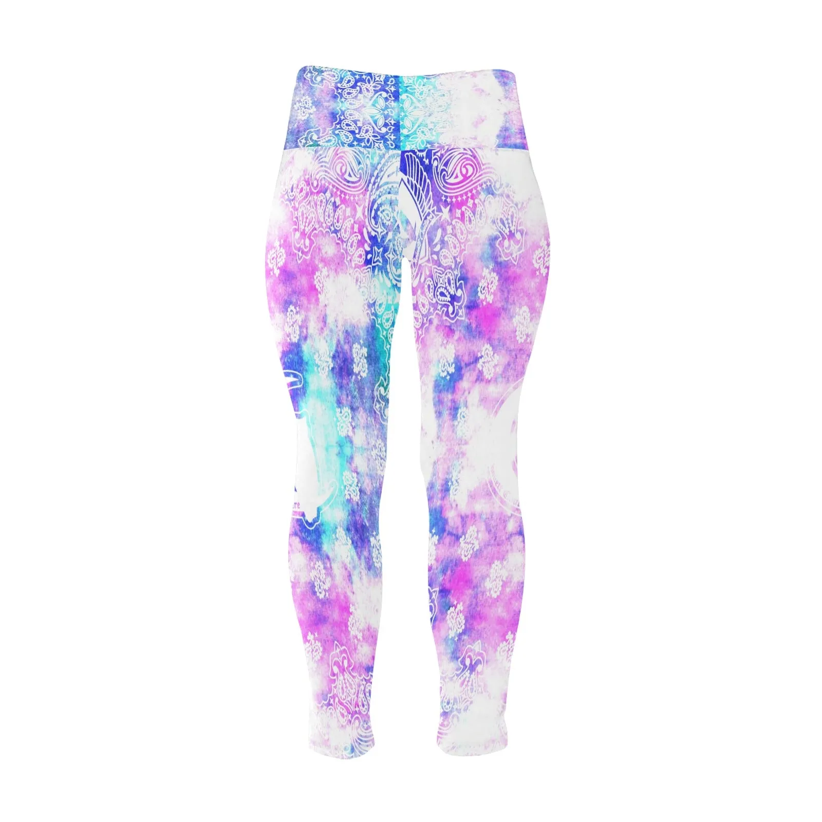 BANDANA COLORFULL Plus Size High Waist Leggings