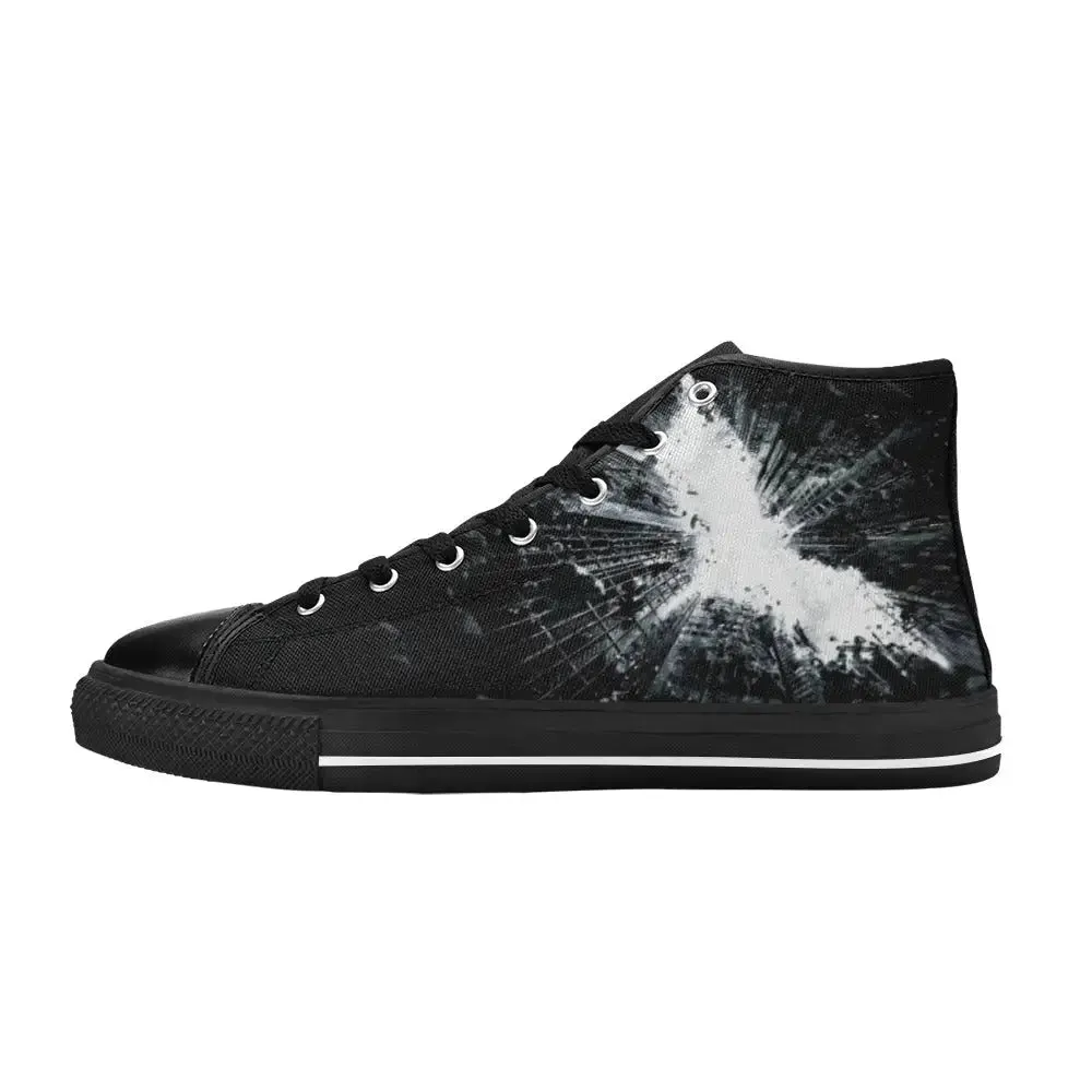 Batman Shoes The Dark Knight Shoes High Top Sneakers for Kids and Adults