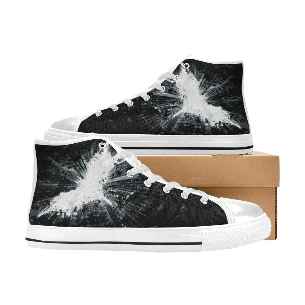 Batman Shoes The Dark Knight Shoes High Top Sneakers for Kids and Adults