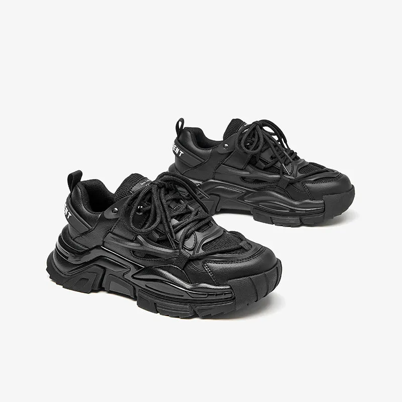 BeauToday Chunky Sole Solid Color Sneakers for Women