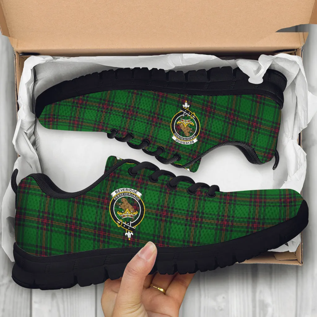 Beveridge Tartan Sneakers with Family Crest