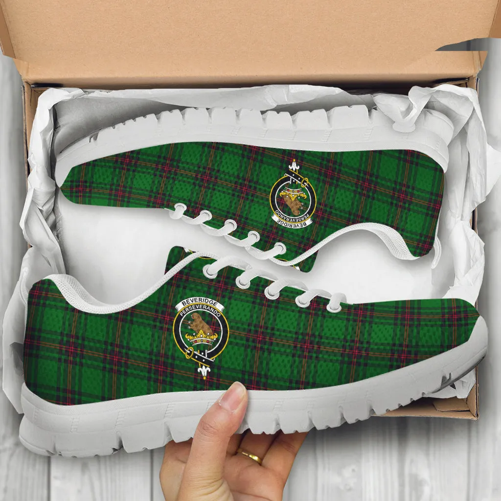 Beveridge Tartan Sneakers with Family Crest
