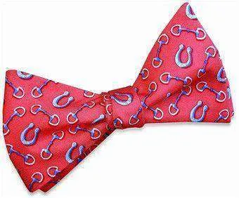 Bits & Shoes Bow Tie in Coral by Bird Dog Bay