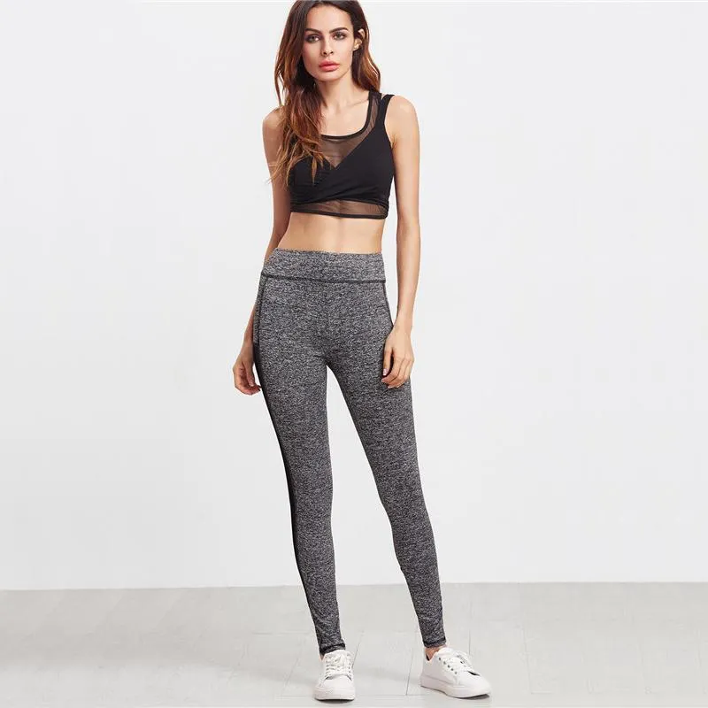 Block Fitness Leggings Workout Clothes For Women