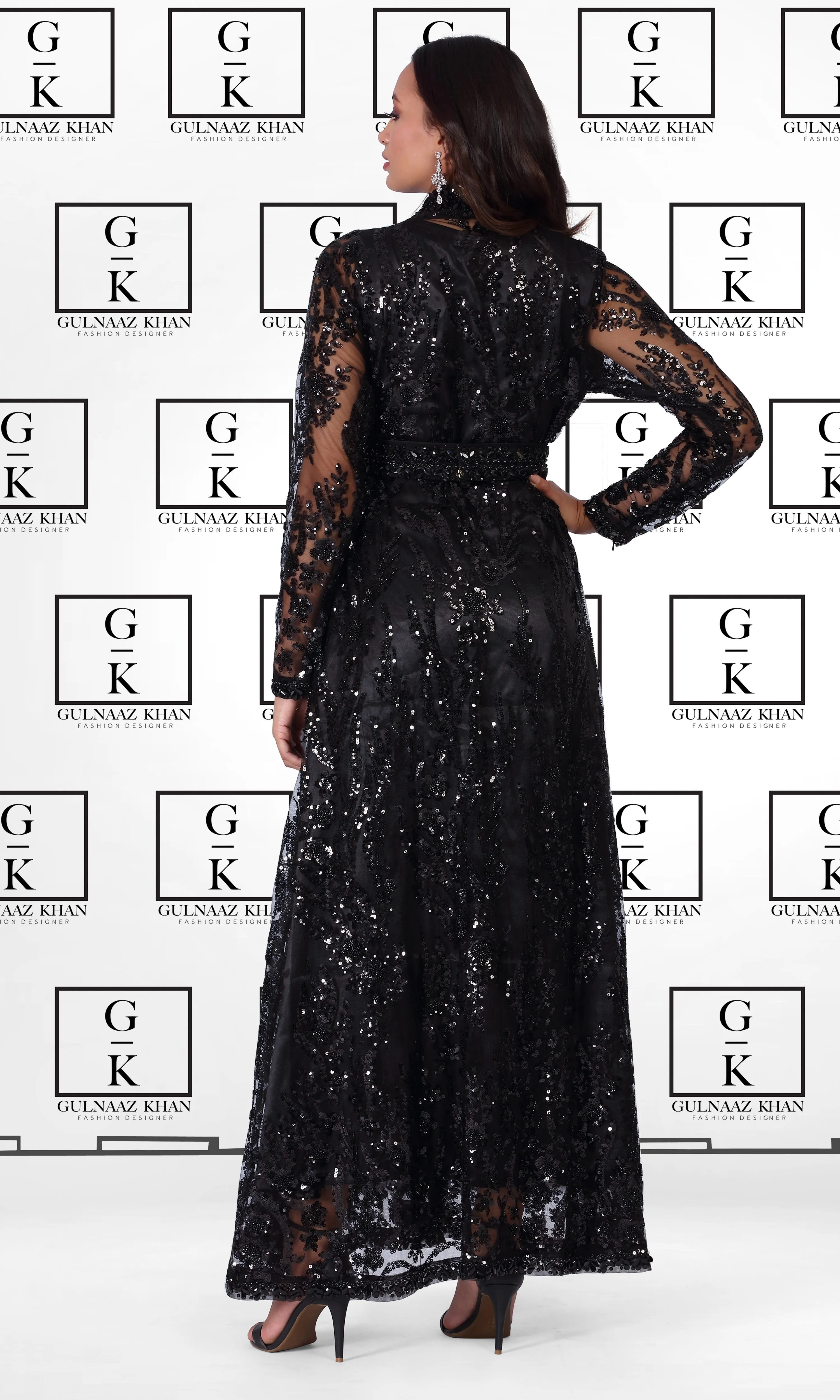 Brooke Black Kaftan