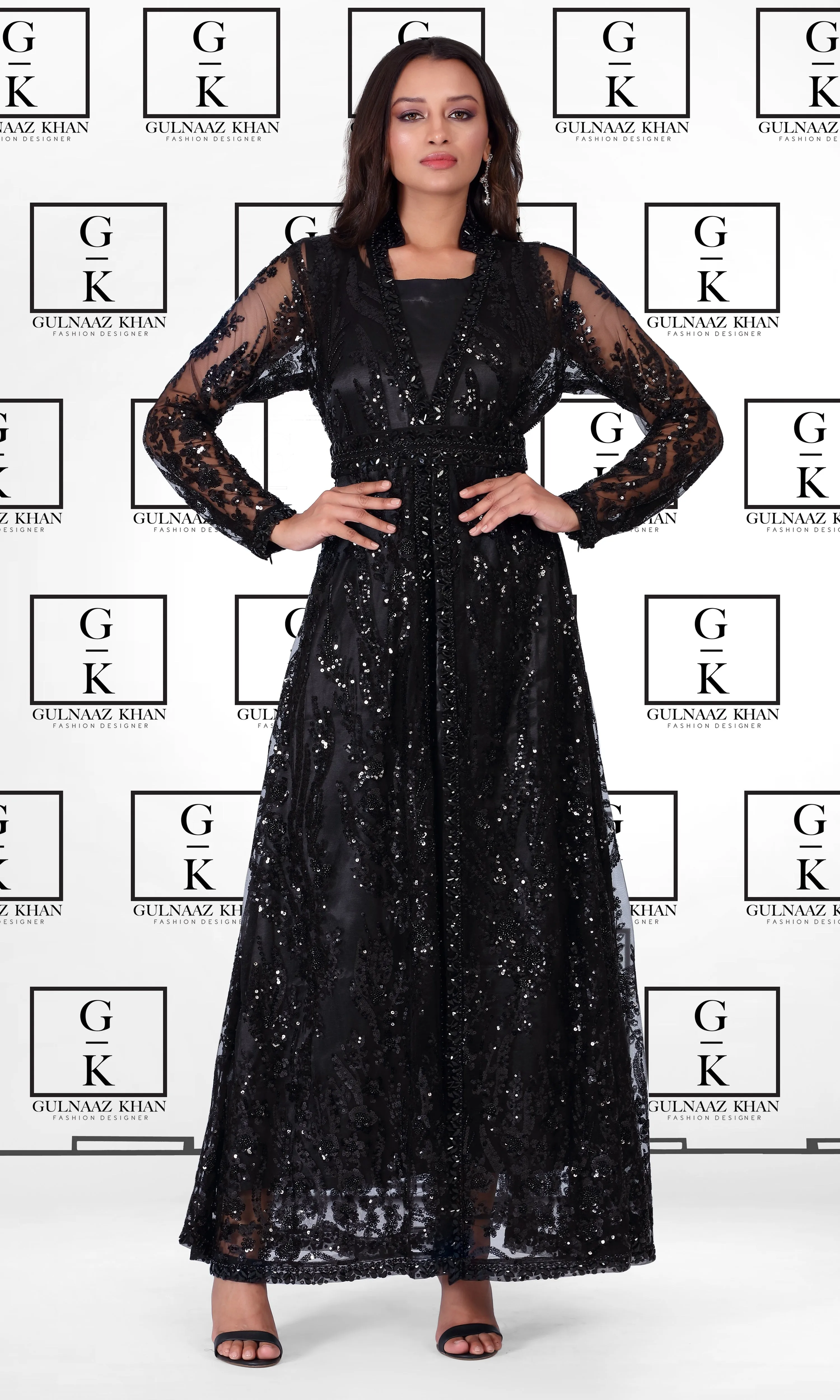 Brooke Black Kaftan