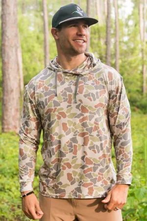 Burlebo Performance Hoodie - Driftwood Camo