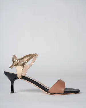 cara soft sandal - black/gold