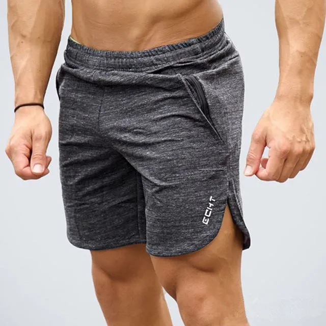Casual Bodybuilder Calf Length Workout Shorts