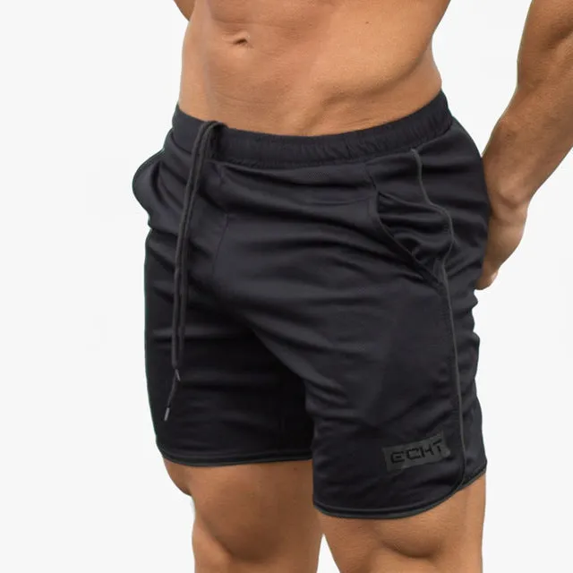 Casual Bodybuilder Calf Length Workout Shorts