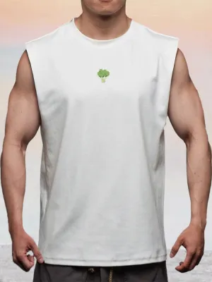 Casual Stretchy Workout Tank Top
