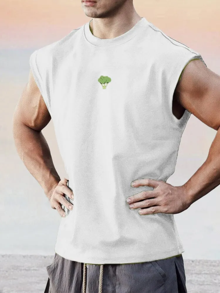 Casual Stretchy Workout Tank Top