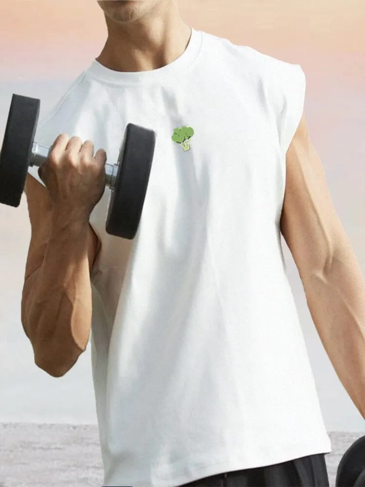 Casual Stretchy Workout Tank Top