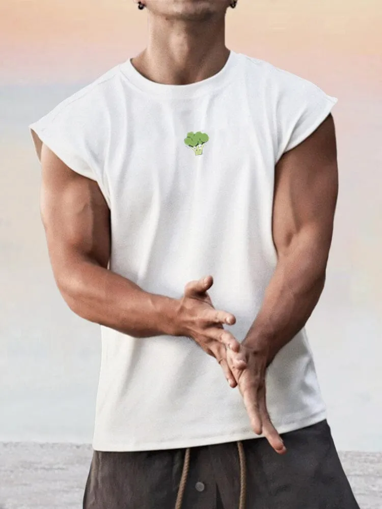 Casual Stretchy Workout Tank Top