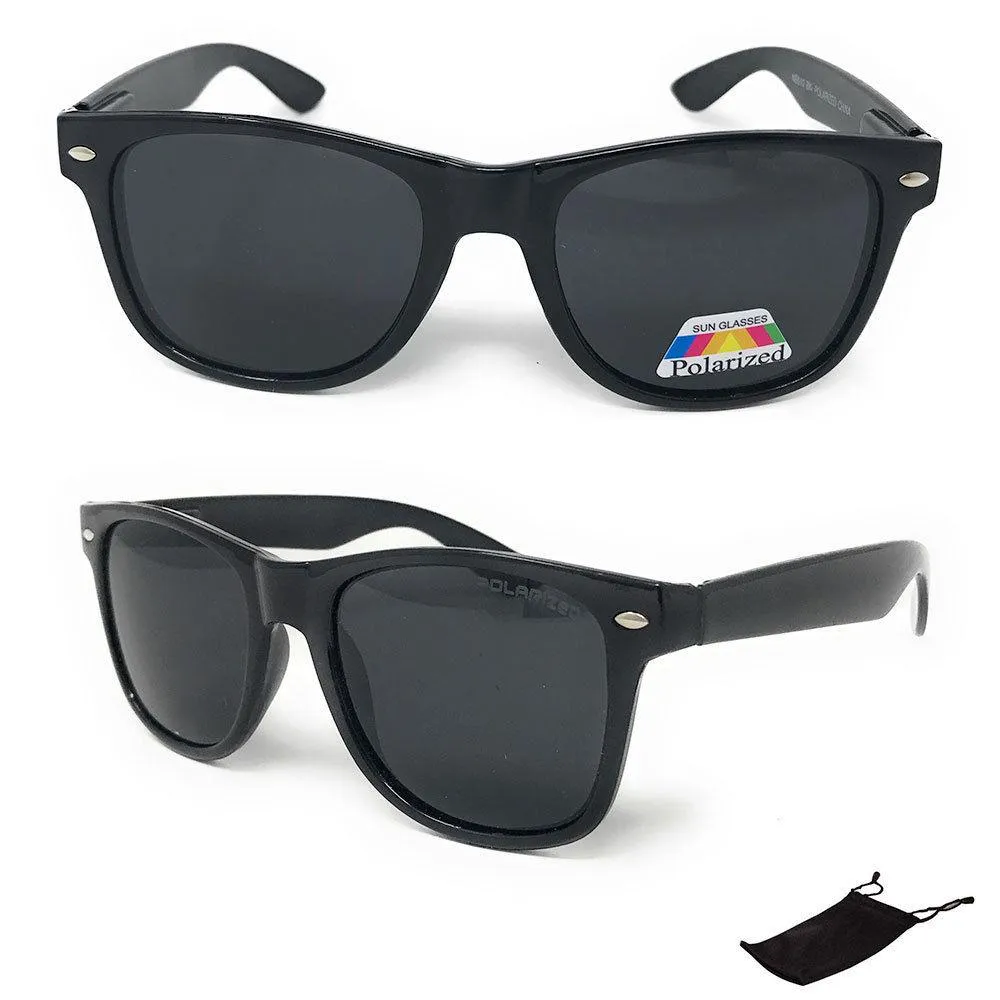 Classic Polarized Sunglasses Club Aviator Bamboo Sports Mirror Men's Women's
