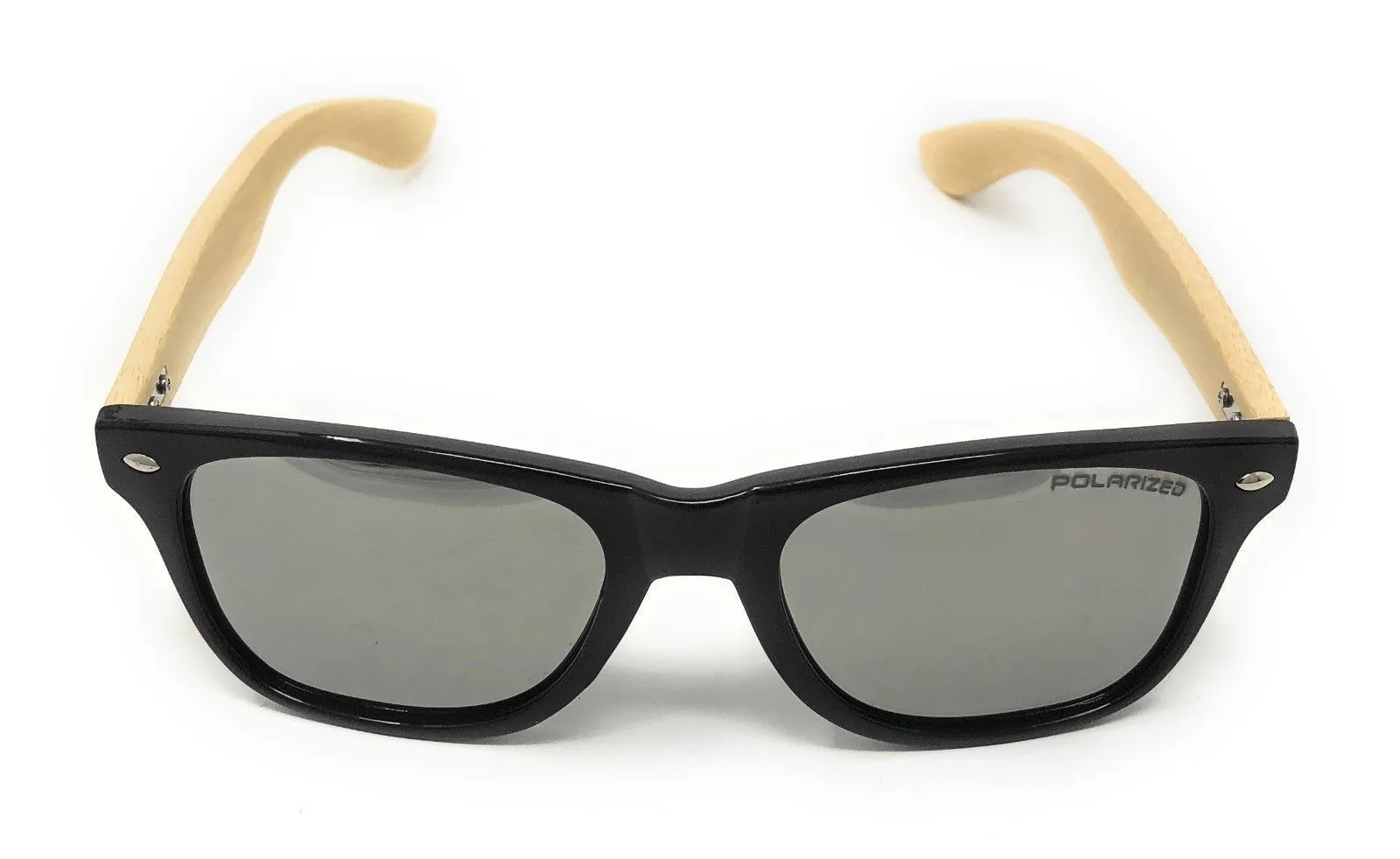 Classic Polarized Sunglasses Club Aviator Bamboo Sports Mirror Men's Women's