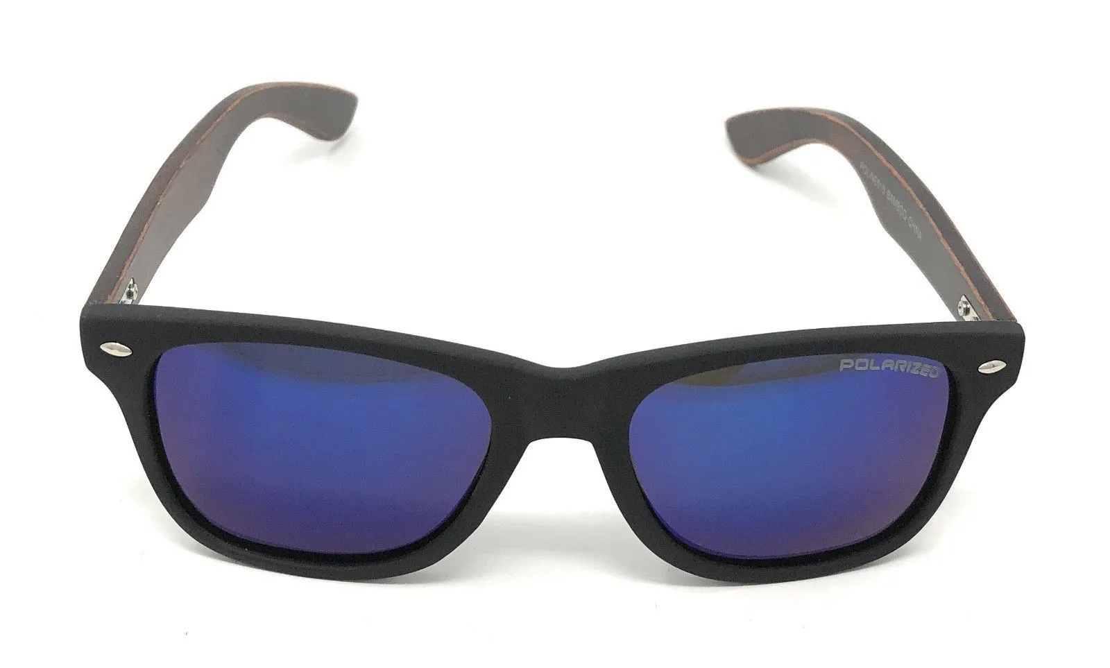 Classic Polarized Sunglasses Club Aviator Bamboo Sports Mirror Men's Women's