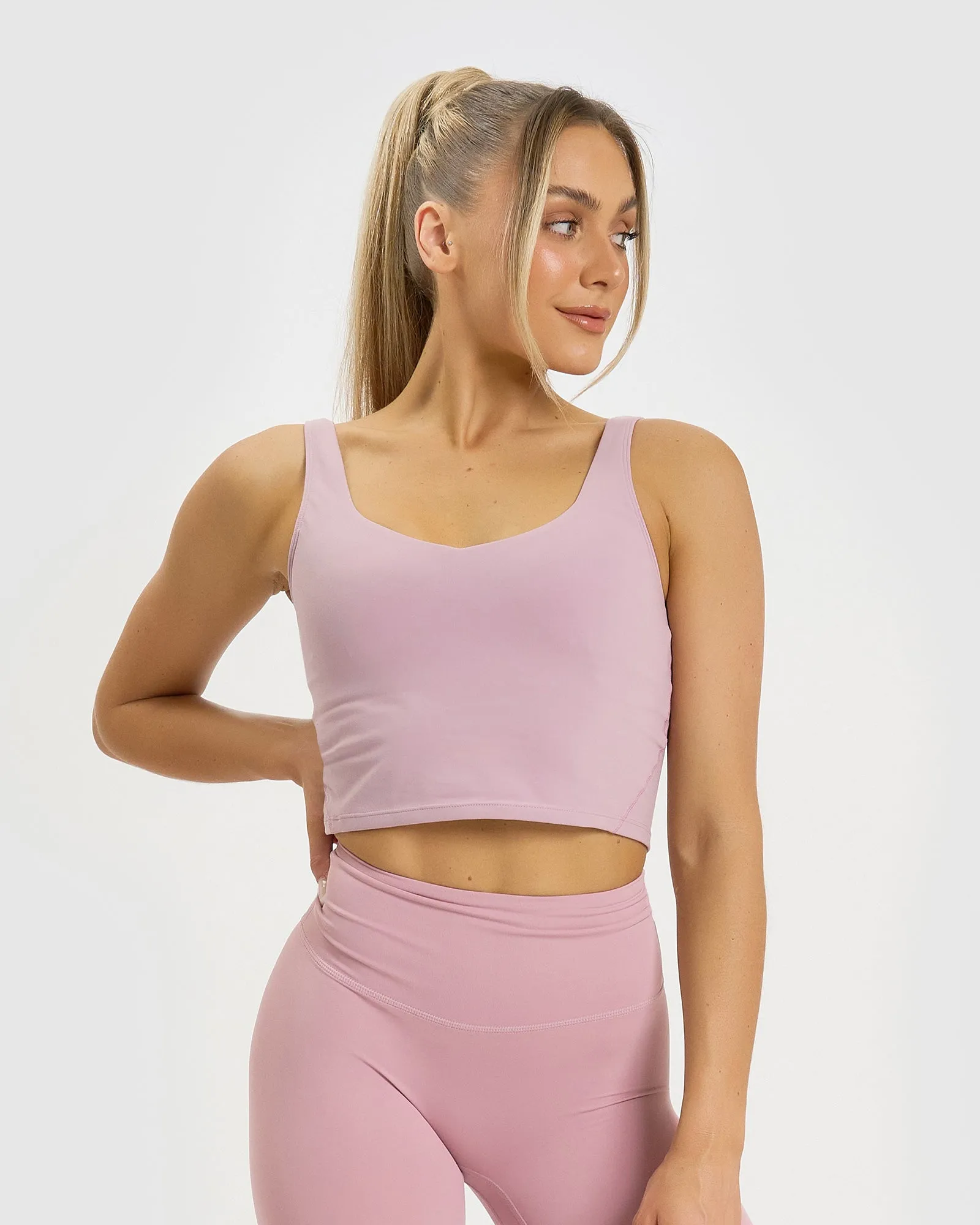 Core Trainer Dani Active Crop Pink