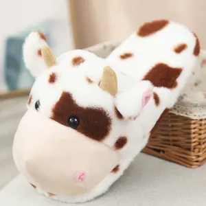 Cute Cow Slippers Plush Toys Cute Cow Slippers Plush Toys