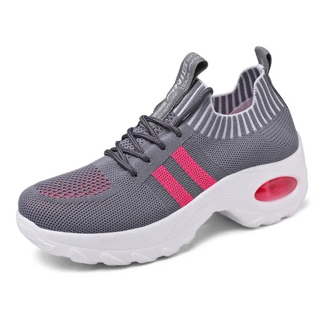 Cuzcare Women Orthopedic Sneakers Cushioned Outdoor Shoes