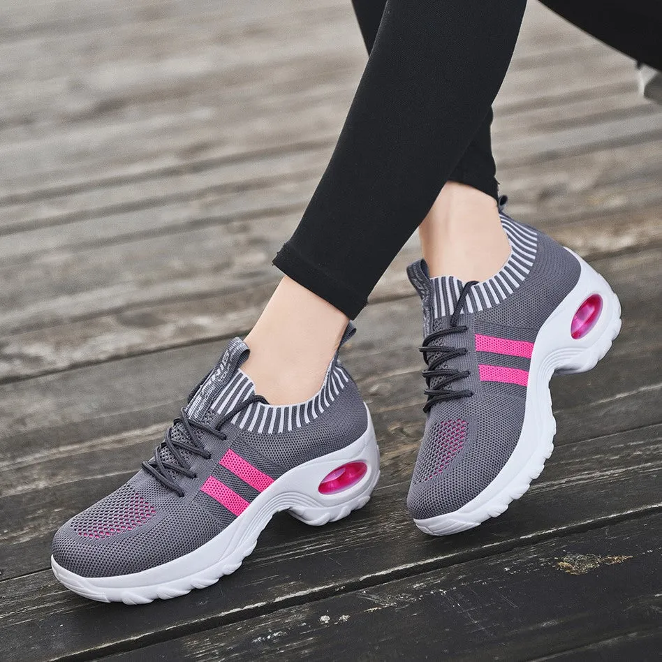 Cuzcare Women Orthopedic Sneakers Cushioned Outdoor Shoes