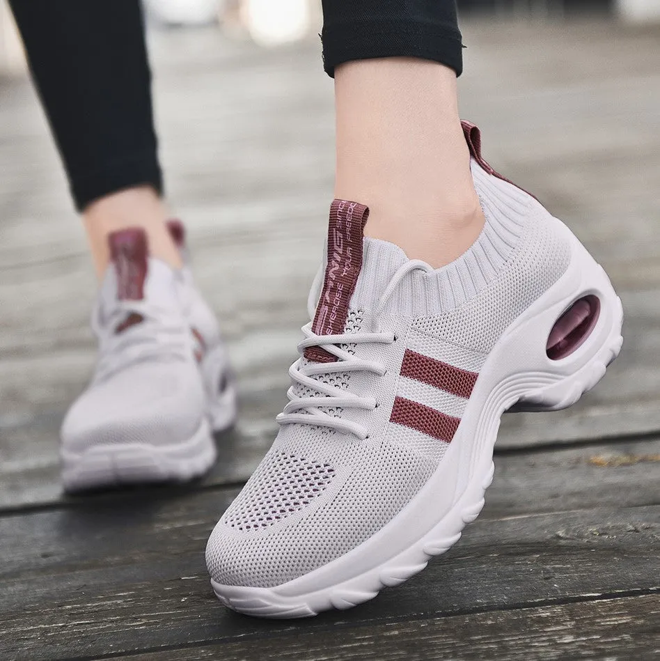 Cuzcare Women Orthopedic Sneakers Cushioned Outdoor Shoes