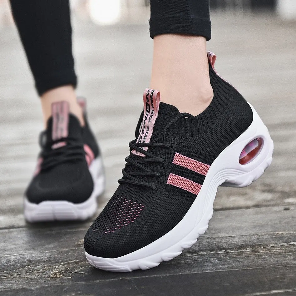 Cuzcare Women Orthopedic Sneakers Cushioned Outdoor Shoes