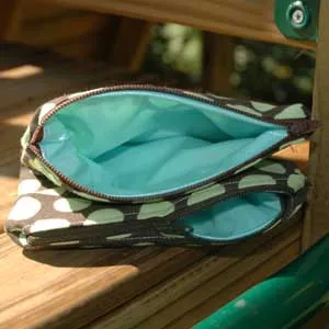 Double-Sided Waterproof Zip Pouch - so many uses. Custom Made.