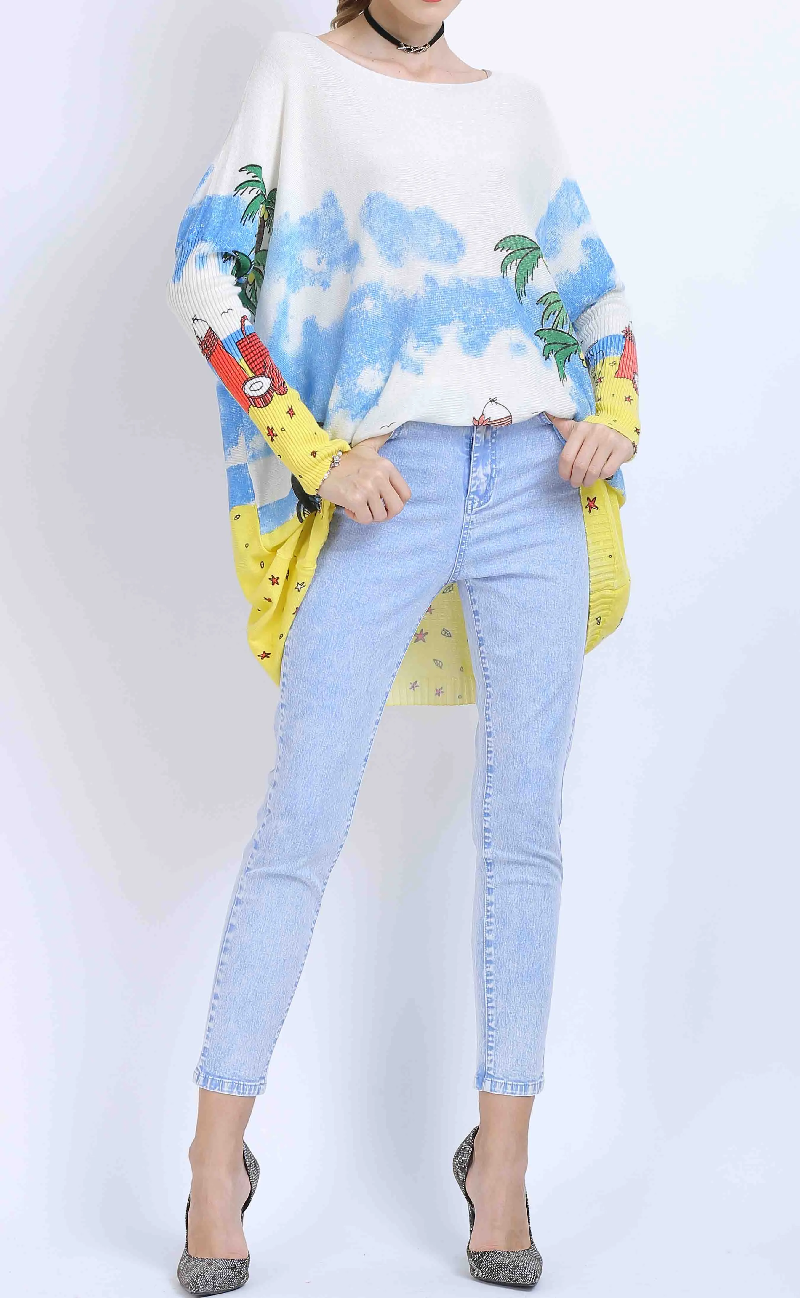 ellazhu Casual Sweater Sweatshirts DH28