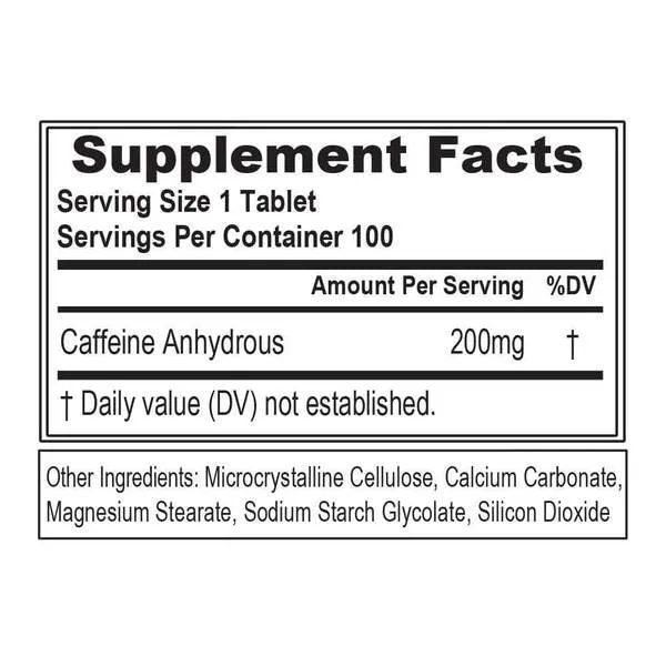 EVLution Caffeine (100 Tablets)