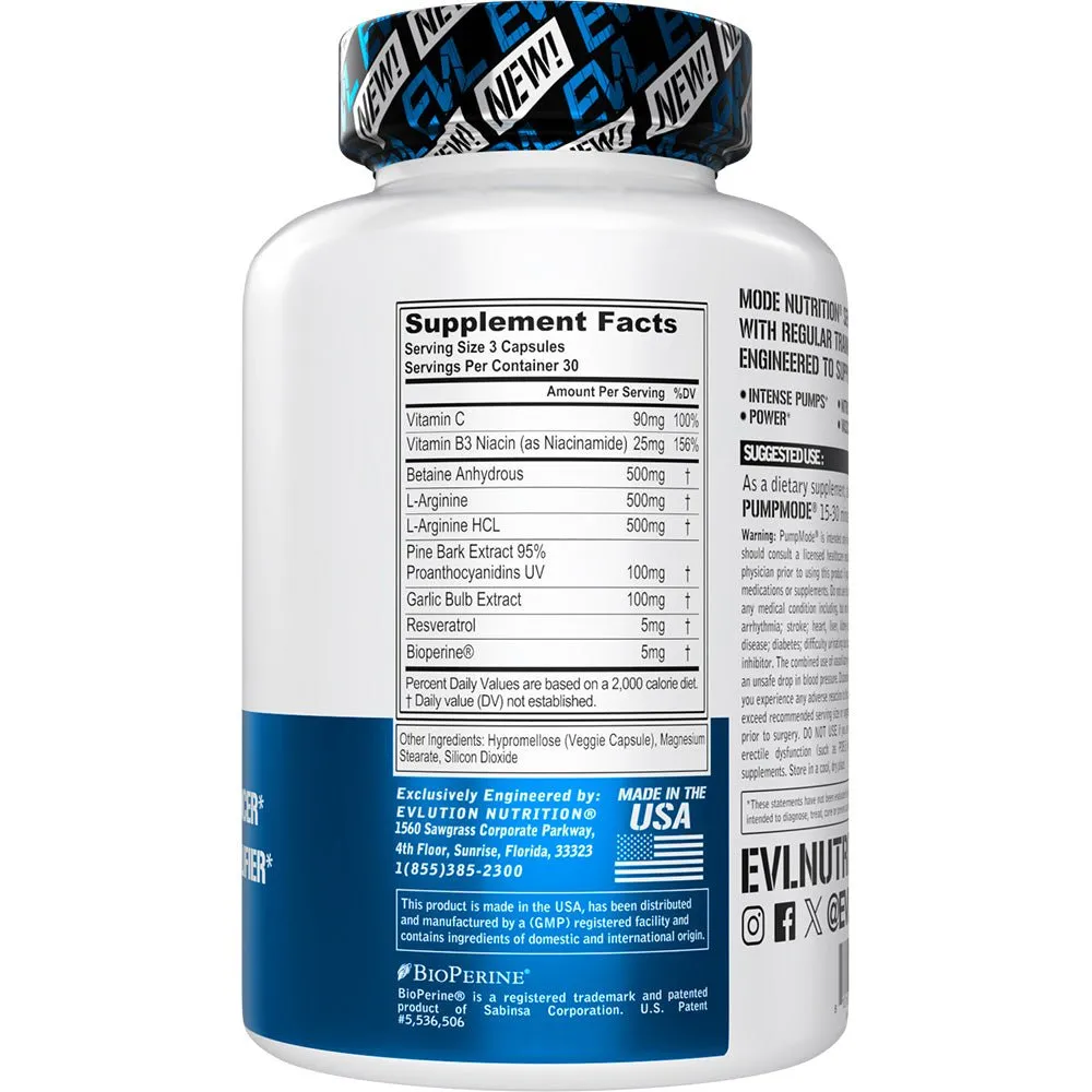 EVLUTION NUTRITION PumpMode