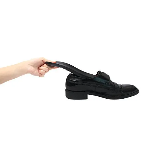 footinsole Dress Shoe Inserts Heel Cushion Insoles – Comfortable - Leather Black
