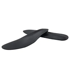 footinsole Dress Shoe Inserts Heel Cushion Insoles – Comfortable - Leather Black