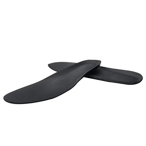 footinsole Dress Shoe Inserts Heel Cushion Insoles – Comfortable - Leather Black