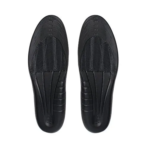 footinsole Dress Shoe Inserts Heel Cushion Insoles – Comfortable - Leather Black