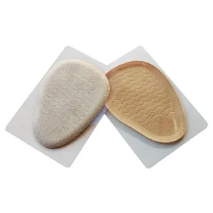 footinsole Forefoot Suede Insoles (1 Pair) Gel Foot Pad - Soft PU Gel Offers Effective Massage