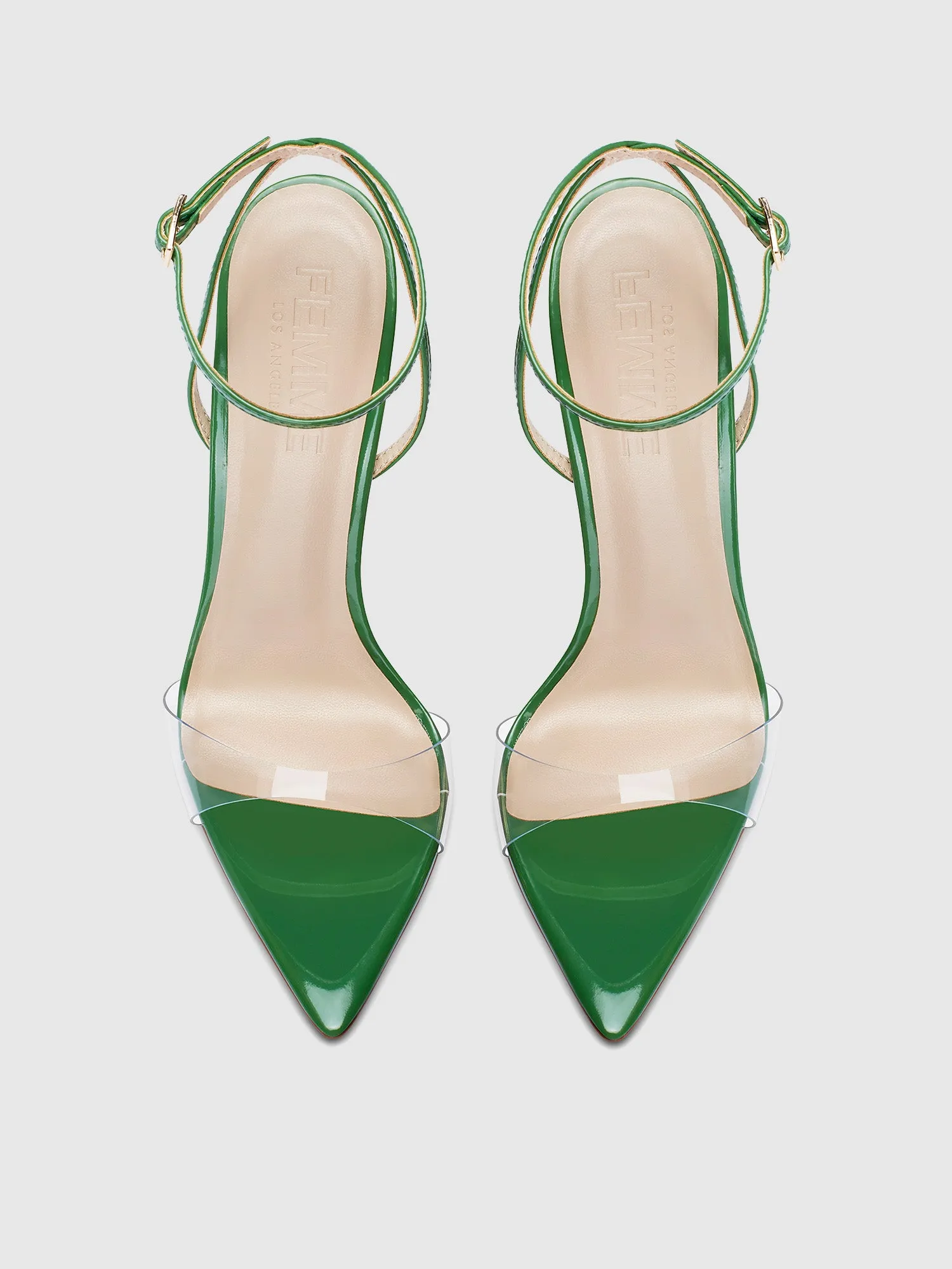 GG Heel Patent & PVC -  Fall Forest