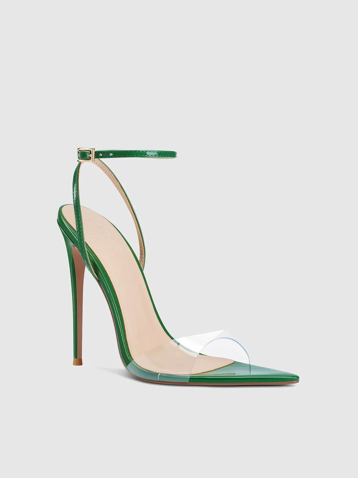 GG Heel Patent & PVC -  Fall Forest